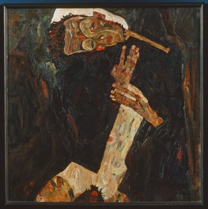 Poeta (olej na płótnie) autorstwa Egon Schiele