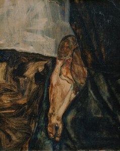 Die Eremiten (olej na płótnie) autorstwa Egon Schiele