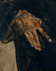 Die Eremiten (olej na płótnie) autorstwa Egon Schiele