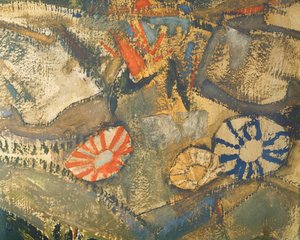 Entschwebung (Die Blinden III), Niewidomy ... (olej i akwarela na płótnie) autorstwa Egon Schiele