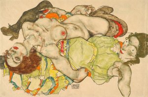 Zakochane kobiety autorstwa Egon Schiele
