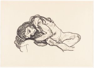 Dziewczyna autorstwa Egon Schiele