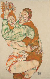 akt miłosny autorstwa Egon Schiele