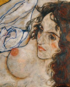 Liegende Frau (olej na płótnie) autorstwa Egon Schiele