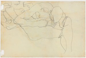 Kochankowie, 1913 autorstwa Egon Schiele