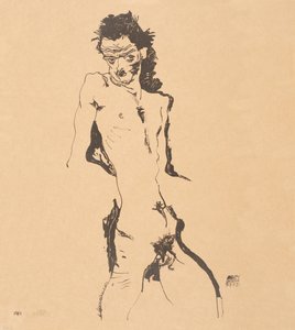 Autoportret męski nago, 1912.