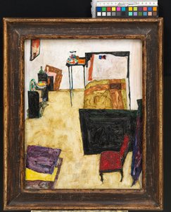 Mój salon (Pokój artysty w Neulengbach) autorstwa Egon Schiele
