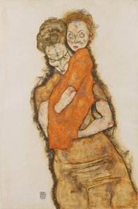 Matka i Dziecko, 1914 autorstwa Egon Schiele