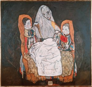 Matka z dwójką dzieci, III autorstwa Egon Schiele
