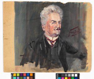 Portret Leopolda Czihaczka autorstwa Egon Schiele
