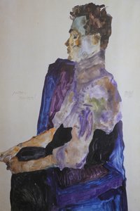Portret Antona Peschki, 1911. autorstwa Egon Schiele