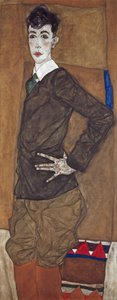 Portret Ericha Lederera, 1912-13 (olej i gwasz na płótnie)