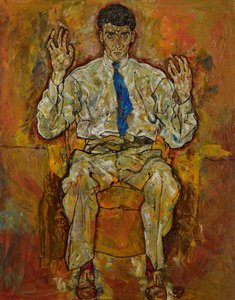 Portret Paryża autorstwa Gütersloh (1887-1973) autorstwa Egon Schiele