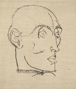 Portret mężczyzny, 1914. autorstwa Egon Schiele
