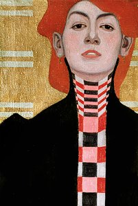Portret kobiety, 1909 (olej) (detal 282394) autorstwa Egon Schiele