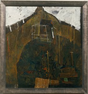 Rabenlandschaft, - Krajobraz z krukami ... (olej na płótnie) autorstwa Egon Schiele