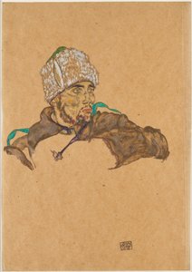 Rosyjski jeniec wojenny, 1915. autorstwa Egon Schiele
