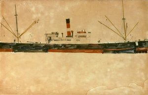 Statki w porcie Triest autorstwa Egon Schiele
