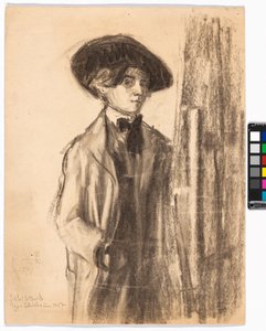 Autoportret (?) autorstwa Egon Schiele