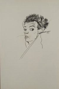 Autoportret, 1913 autorstwa Egon Schiele