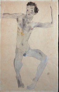 Autoportret, 1911 autorstwa Egon Schiele