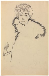 Serena Lederer, 1917 autorstwa Egon Schiele