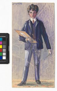 Odbicie lustrzane autorstwa Egon Schiele