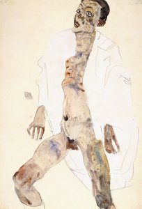 Stojący mężczyzna autorstwa Egon Schiele
