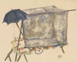Koszyk uliczny autorstwa Egon Schiele