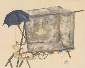 Wózek uliczny, 1914. autorstwa Egon Schiele