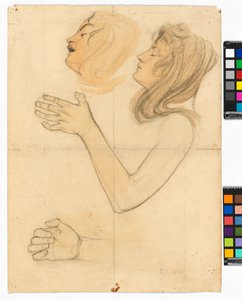 Studien der Schwester des Künstlers, Gertrude Schiele