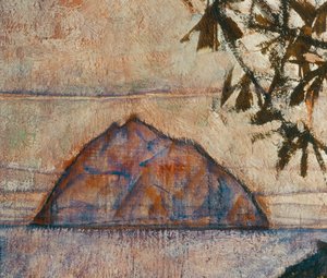 Versinkende Sonne (olej na płótnie) autorstwa Egon Schiele