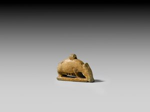Amulet lochy (fajans) autorstwa Egyptian