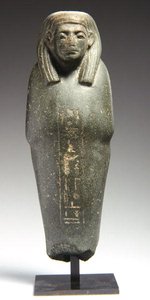 Figura Ushabti dla księdza Ra-s-hetep-ib, Państwo Środka, ok. 1950 r. p.n.e. (szarogłaz) autorstwa Egyptian 12th Dynasty