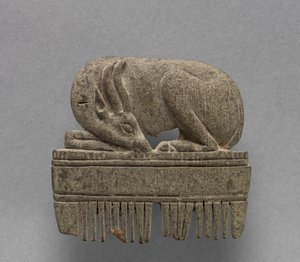 Grzebień z Gazelą, ok. 1391-1353 pne autorstwa Egyptian 18th Dynasty