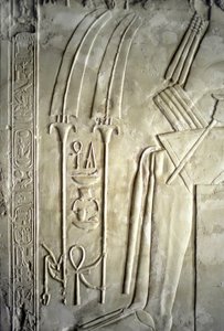 Starożytność egipska: hieroglify. Grób Cheruef (TT 192) (XVIII dynastia) autorstwa Egyptian 18th Dynasty