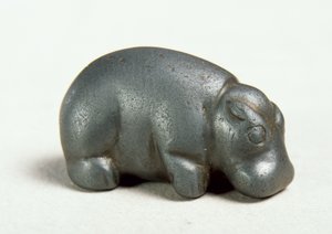 Hipopotam, New Kingdom (hematyt)
