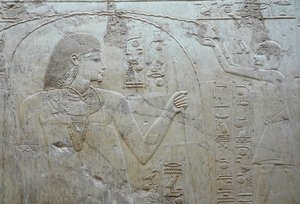 Scena libacji, grobowiec Ramose autorstwa Egyptian 18th Dynasty