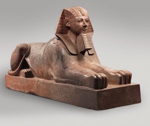 Sfinks z Hatszepsut, ok.1479-58 (granit, farba)