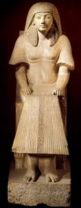 Posąg Mayi (egipskiej urzędniczki państwowej) autorstwa Egyptian 18th Dynasty