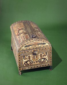 Skrzynia Tutanchamona, Nowe Królestwo, ok. 1340 pne (malowane drewno)