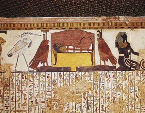 Egipt, Luksor, Starożytne Teby, Dolina Królowych, Grobowiec Nefertari autorstwa Egyptian 19th Dynasty