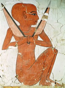 Bóstwo Naos, z grobowca Nefertari, Nowe Królestwo (malarstwo ścienne)