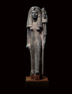 Standardowa statua łożyska królowej Nefertari, Nowe Królestwo, c.1290-1224 pne autorstwa Egyptian 19th Dynasty