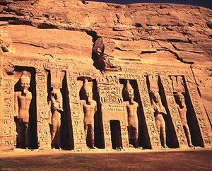 Świątynia Królowej Nefertari, również poświęcona Hathor z Abshek, zwana Małą Świątynią, Nowym Królestwem,