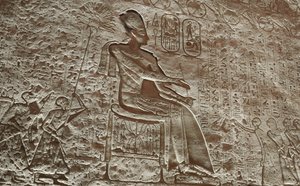 Wielka świątynia Abu Simbel autorstwa Egyptian 19th Dynasty