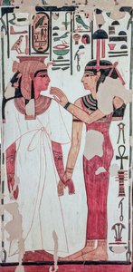 Grobowiec Nefertari. (malowanie ścian) autorstwa Egyptian 19th Dynasty