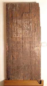 Drewniane drzwi z grobowca Chonsuhotep New Kingdom, c.1285 pne (drewno)