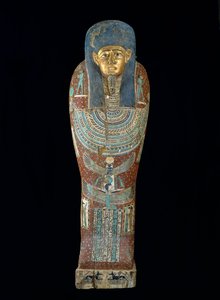 Trumna Pedi-Ozyrysa, Okres Ptolemeuszy (305-30 pne) (drewno polichromowane i złocone)
