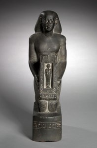 Naoforyczny posąg urzędnika finansowego i nadzorcy pól, Horwedja, 521-486 pne autorstwa Egyptian 27th Dynasty